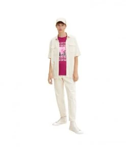TOM TAILOR Denim T-Shirt Halbarm Printed T-shirt, Pure Magenta -Lloyd Gürtel Shop ca04ac68 bfe8 44b5 a214 359a9c91033a 600x600
