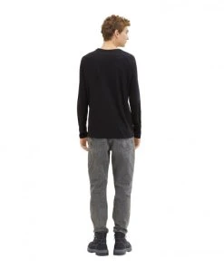 TOM TAILOR Denim T-Shirt Halbarm Printed Longsleeve, Black -Lloyd Gürtel Shop ca04ac68 bfe8 44b5 a214 359ad8b81795 600x600