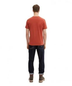 Tom Tailor T-Shirt Halbarm Printed Basic T-shirt, Chili Oil Red -Lloyd Gürtel Shop ca04ac68 bfe8 44b5 a214 3c9a10b96daf 600x600