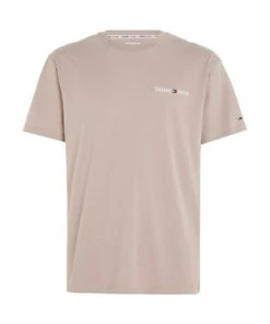 Tommy Jeans T-Shirt Halbarm TJM CLSC LINEAR CHEST TEE, KHAKI
