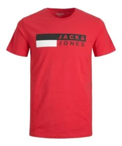 Jack & Jones T-Shirt Halbarm JJECORP LOGO TEE SS O-NECK NOOS, True Red/Play 4