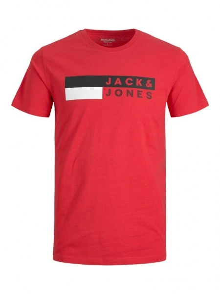 Jack & Jones T-Shirt Halbarm JJECORP LOGO TEE SS O-NECK NOOS, True Red/Play 4 1 Jack & Jones T-Shirt Halbarm JJECORP LOGO TEE SS O-NECK NOOS, True Red/Play 4