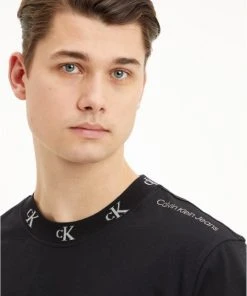 Calvin Klein T-Shirt Halbarm LOGO JACQUARD TEE, BLACK -Lloyd Gürtel Shop ca73ca2e ca8a ebb6 a014 ed4188a69071 600x600