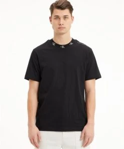 Calvin Klein T-Shirt Halbarm LOGO JACQUARD TEE, BLACK -Lloyd Gürtel Shop ca73ca2e ca8a ebb6 a014 ed41a86a1a77 600x600