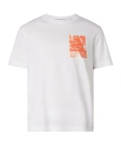 Calvin Klein T-Shirt Halbarm SLOGAN TEE, WHITE