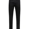 Selected Jeans SLH175-SLIM LEON 24001 BLACK JNS W, Black Denim