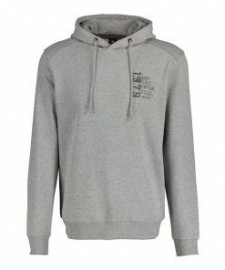 Lerros T-Shirt Langarm SWEATSHIRT/TROYER/RH/V-NE, MID GREY MELANB