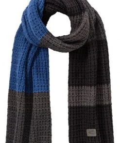 Camel Active Schal SCHAL-STRICK, QUARZ BLUE