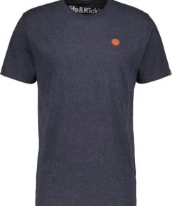 Alife & Kickin T-Shirt Halbarm MaddoxAK A Shirt, Marine Melange