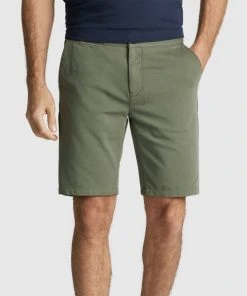 Vanguard Bermuda CHINO SHORTS TWILL STRUCTURE JERSE, Four Leaf Clover