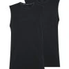Calvin Klein Tank-Top CREW NECK TANK 2PK, BLACK
