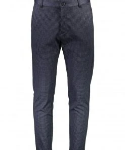 Lindbergh Hose Houndtooth Superflex Pants, NAVY