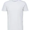 Selected T-Shirt Halbarm SLHAEL SS O-NECK TEE B NOOS, Bright White