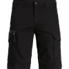 Jack & Jones Shorts JPSTDEX JJCARGO SHORTS AKM SN, Black
