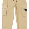 Calvin Klein Sweat Unterteil SEASONAL CARGO WASHED PANT, BEIGE