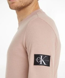 Calvin Klein T-Shirt Langarm MONOLOGO BADGE WAFFLE LS TEE, PINK -Lloyd Gürtel Shop e208d3a1 6550 d49f a014 58f064df7021 600x600