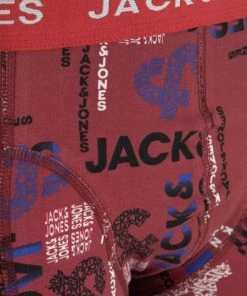 Jack & Jones Pant JACMOIZ LOGO TRUNK 3 PACK, Red Dahlia/Black - Surf The Web -Lloyd Gürtel Shop e208d3a1 6550 d49f a014 a0eec8281066 600x600