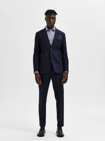 Selected Anzug Sakko SLHSLIM-ADRIAN BLZ B NOOS, Navy Blazer 6 Selected Anzug Sakko SLHSLIM-ADRIAN BLZ B NOOS, Navy Blazer – Bild 6