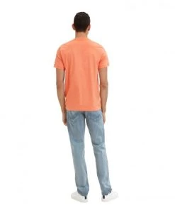 Tom Tailor T-Shirt Halbarm Printed Crewneck T-shirt, Soft Peach Orange -Lloyd Gürtel Shop e6ee5062 3a40 b2bd a514 c58568fd19d6 600x600