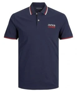 Jack & Jones Polo Halbarm JJATLAS POLO SS, Navy Blazer