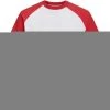 Jack & Jones T-Shirt Halbarm JORTEAM RAGLAN TEE SS CREW NECK, Rococco Red