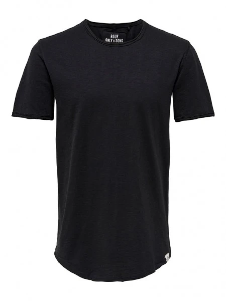 Only & Sons T-Shirt Halbarm ONSBENNE LONGY SS TEE NF 7822 NOOS, Black 1 Only & Sons T-Shirt Halbarm ONSBENNE LONGY SS TEE NF 7822 NOOS, Black