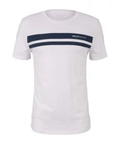 TOM TAILOR Denim T-Shirt Halbarm Printed T-shirt, White