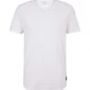 TOM TAILOR Denim T-Shirt Halbarm V-neck T-shirt, White