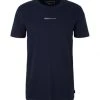 TOM TAILOR Denim T-Shirt Halbarm Printed T-shirt, Sky Captain Blue
