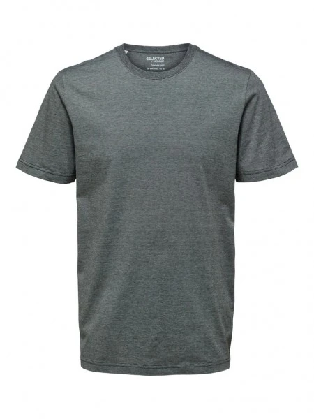 Selected T-Shirt Halbarm SLHNORMAN MINI STRIPE SS TEE W NOOS, Black/Light Grey 1 Selected T-Shirt Halbarm SLHNORMAN MINI STRIPE SS TEE W NOOS, Black/Light Grey
