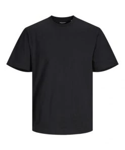 Jack & Jones T-Shirt Halbarm JJERELAXED TEE SS O-NECK NOOS, Black/Relaxed