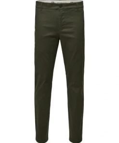 Selected Hose SLHSLIM-BUCKLEY 175 FLEX PANTS W NO, Forest Night