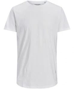 Jack & Jones T-Shirt Halbarm JJENOA TEE SS CREW NECK NOOS, White/REG
