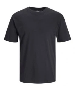 Jack & Jones T-Shirt Halbarm JCOEDITION TEE SS CREW NECK, Black