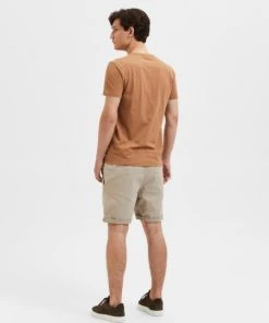 Selected T-Shirt Halbarm SLHAEL SS O-NECK TEE B NOOS, Toasted Coconut -Lloyd Gürtel Shop e9b0f89a b958 a088 a314 764594b7b1bc 600x600