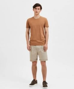 Selected T-Shirt Halbarm SLHAEL SS O-NECK TEE B NOOS, Toasted Coconut -Lloyd Gürtel Shop e9b0f89a b958 a088 a314 7645e4999db7 600x600