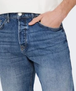 Only & Sons Jeans ONSAVI COMFORT DM. BLUE 4935 JEANS, Dark Medium Blue Denim -Lloyd Gürtel Shop e9b0f89a b958 a088 a314 80458c65a3bb 600x600