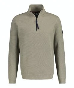 Lerros T-Shirt Langarm SWEATSHIRT/TROYER/RH/V-NE, SOFT STONE