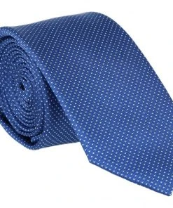 Willen Krawatten Krawatte 100% Seide - NanoTex, Marine