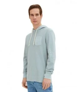 Tom Tailor T-Shirt Langarm Structured T-shirt Hoodie, Light Ice Blue -Lloyd Gürtel Shop ef9dfbef 754f 7e94 a614 036760dcc26daHIk931UJ8tJK 600x600