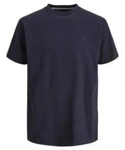 JACK&JONES Premium T-Shirt Halbarm JPRCC BADGE HEAVY TEE SS CREW NECK, Perfect Navy/AMERICAN FIT