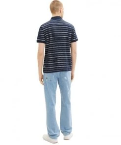 TOM TAILOR Denim Polo Halbarm Striped Polo, Navy Broken Yd Stripe -Lloyd Gürtel Shop ef9dfbef 754f 7e94 a614 de657431192f 600x600