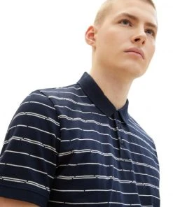 TOM TAILOR Denim Polo Halbarm Striped Polo, Navy Broken Yd Stripe -Lloyd Gürtel Shop ef9dfbef 754f 7e94 a614 de65a87faa34 600x600
