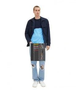 TOM TAILOR Denim T-Shirt Halbarm Relaxed Colorblock T-shirt, Rainy Sky Blue -Lloyd Gürtel Shop ef9dfbef 754f 7e94 a614 e16528a0c56b 600x600