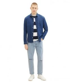 TOM TAILOR Denim T-Shirt Halbarm Relaxed Striped T-shirt, Navy Large Stripe 8 TOM TAILOR Denim T-Shirt Halbarm Relaxed Striped T-shirt, Navy Large Stripe -Lloyd Gürtel Shop ef9dfbef 754f 7e94 a614 e265408f3c1a 600x600