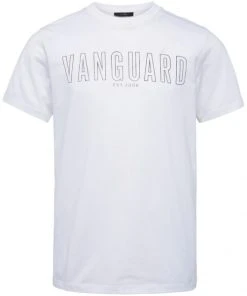 Vanguard T-Shirt Halbarm Short Sleeve R-neck Single Jersey, Bright White