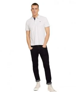 Tom Tailor Polo Halbarm Basic Polo With Contrast, White -Lloyd Gürtel Shop f30b236b 4db5 4b83 9514 3553546eb632 600x600