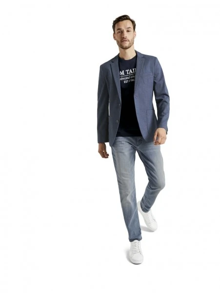 Tom Tailor T-Shirt Halbarm T-shirt With Print, Sky Captain Blue 3 Tom Tailor T-Shirt Halbarm T-shirt With Print, Sky Captain Blue – Bild 3