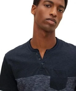 Tom Tailor T-Shirt Halbarm Serafino T-shirt With Insert, Sky Captain Blue White Melange 11 Tom Tailor T-Shirt Halbarm Serafino T-shirt With Insert, Sky Captain Blue White Melange -Lloyd Gürtel Shop f30b236b 4db5 4b83 9514 9c5278b54207 600x600