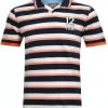 RAGMAN Polo Halbarm Polo Striped, NACHTBLAU